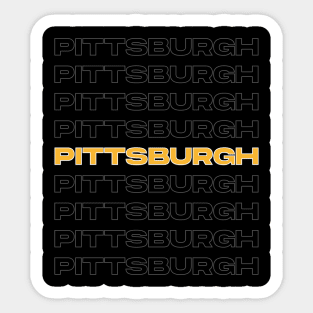 Pittsburgh Football Team Sticker